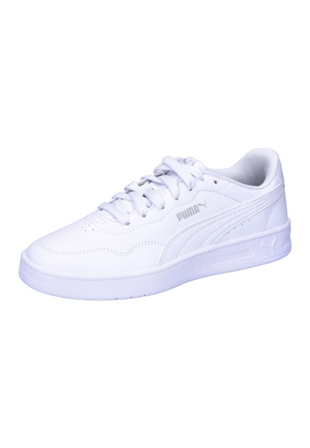 Adidas - Trenerzy damscy Puma Court Lally. Kolor: biały. Materiał: jersey. Sport: piłka nożna