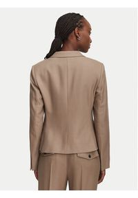 BOSS Marynarka 50564479 Brązowy Slim Fit. Kolor: brązowy. Materiał: wiskoza #4