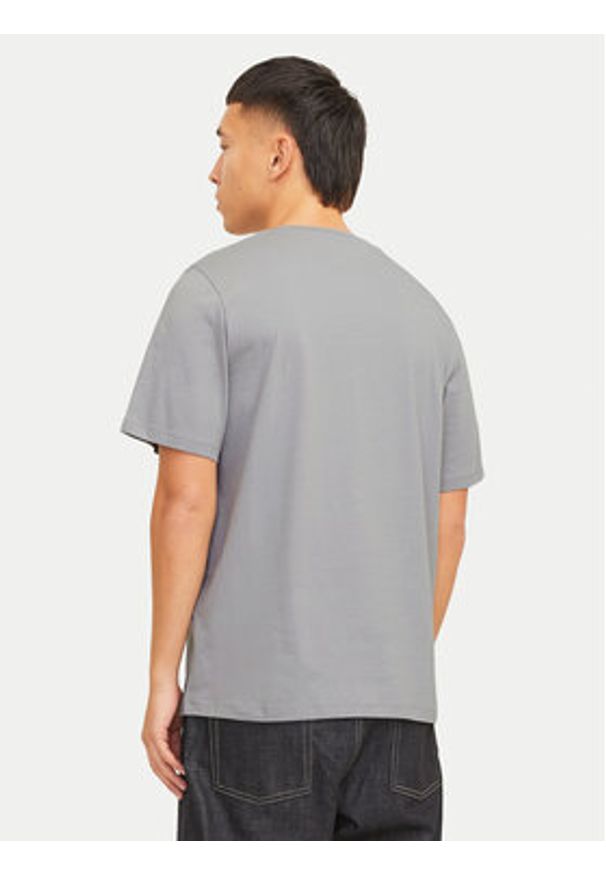 Jack & Jones T-Shirt Corp Logo 12151955 Szary Standard Fit. Kolor: szary. Materiał: bawełna