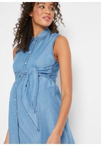 Sukienka ciążowa i do karmienia, przyjazna dla środowiska, TENCEL™, lyocell bonprix niebieski "bleached”. Kolekcja: moda ciążowa. Kolor: niebieski. Materiał: lyocell #2