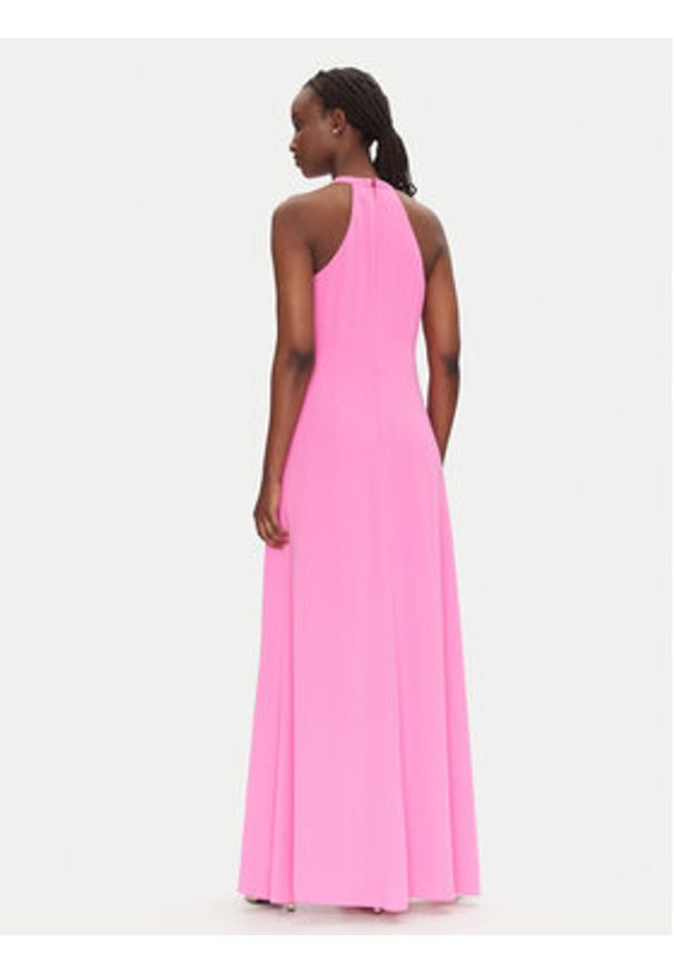 ACCESS FASHION Sukienka wieczorowa 53-3388-145 Różowy Regular Fit. Kolor: różowy. Materiał: syntetyk. Styl: wizytowy