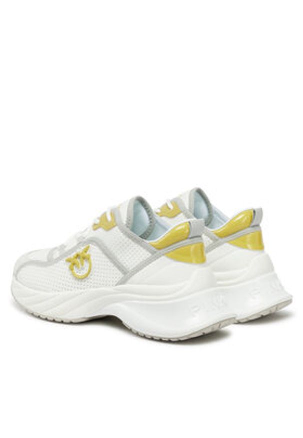 Pinko - PINKO Sneakersy Ariel 10 SS0065 T030 Biały. Kolor: biały. Materiał: materiał