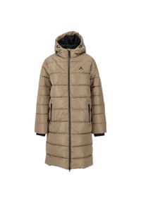 Parka dla dzieci Whistler Amaret. Kolor: szary, wielokolorowy, brązowy. Materiał: puch #1