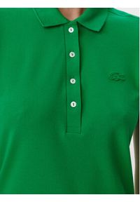 Lacoste Polo PF5462 Zielony Slim Fit. Typ kołnierza: polo. Kolor: zielony. Materiał: bawełna #3