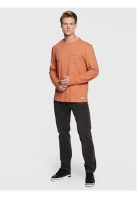 Blend Longsleeve 20714549 Pomarańczowy Regular Fit. Kolor: pomarańczowy. Materiał: bawełna. Długość rękawa: długi rękaw #2