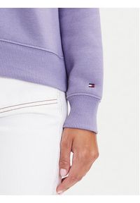 TOMMY HILFIGER - Tommy Hilfiger Bluza WW0WW39791 Fioletowy Relaxed Fit. Kolor: fioletowy. Materiał: syntetyk #3