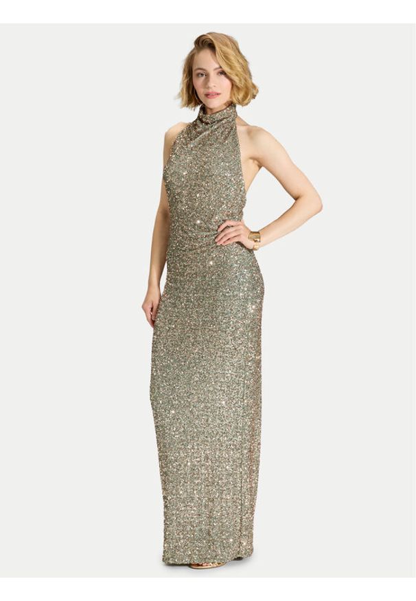 Swing Sukienka wieczorowa 5AK13400 Zielony Regular Fit. Kolor: zielony. Materiał: syntetyk. Styl: wizytowy