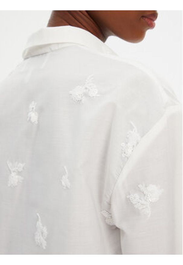 Munthe Koszula Kaseia 252103225229 Écru Regular Fit. Materiał: bawełna