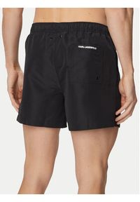 Karl Lagerfeld - KARL LAGERFELD Szorty kąpielowe B1M46011 Czarny Regular Fit. Kolor: czarny. Materiał: syntetyk #4