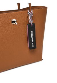 Karl Lagerfeld - KARL LAGERFELD Torebka A4W30002 Brązowy. Kolor: brązowy. Materiał: skórzane #4
