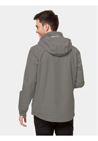 Jack Wolfskin Kurtka przeciwdeszczowa Stormy Point 2L Jkt 1111142 Szary Regular Fit. Kolor: szary. Materiał: syntetyk #4