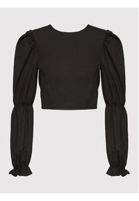 DeeZee Bluzka Edelweiss 3FB015 Czarny Regular Fit. Kolor: czarny. Materiał: bawełna #3