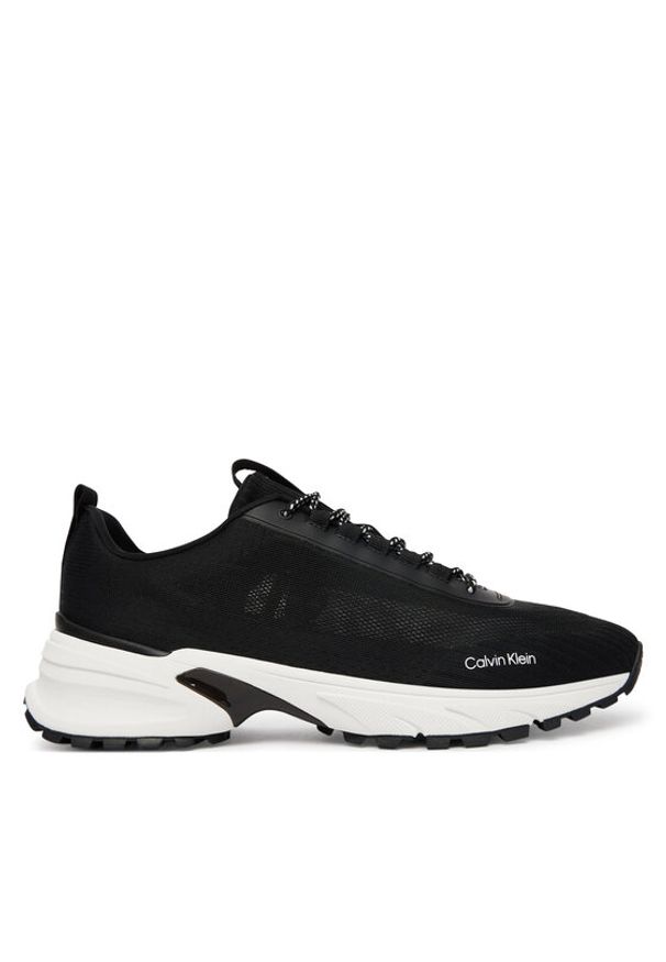 Calvin Klein Sneakersy Hike Runner Laceup Knit HM0HM02151 Czarny. Kolor: czarny. Materiał: materiał