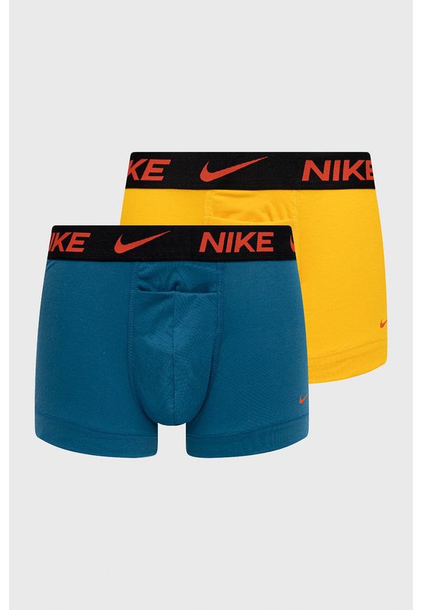 Nike bokserki (2-pack) męskie kolor żółty. Kolor: żółty