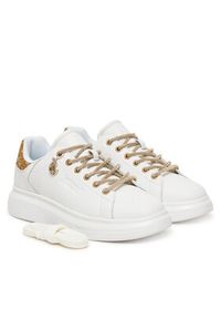 Just Cavalli Sneakersy 80RA3SB1 ZPC03 Biały. Kolor: biały. Materiał: skóra #4