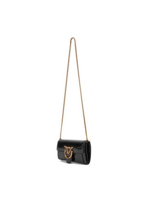 Pinko - PINKO Torba Love One Wallet C AI 23-24 PCPL 100062 A10I Czarny. Kolor: czarny. Materiał: skórzane