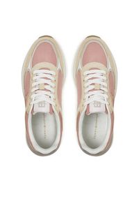 TOMMY HILFIGER - Tommy Hilfiger Sneakersy Casual Fashion Runner Mix FW0FW08324 Kolorowy. Okazja: na co dzień. Materiał: materiał. Wzór: kolorowy #5