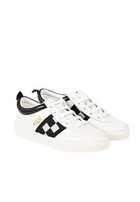 Bally Sneakersy "Lvita" | 6231676 | Lvita | Kobieta | Biały. Kolor: biały. Materiał: skóra. Wzór: aplikacja, nadruk
