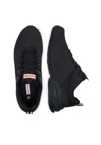 Hunter Trekkingi H3-001 Czarny. Kolor: czarny. Materiał: skóra, syntetyk. Sport: turystyka piesza #4