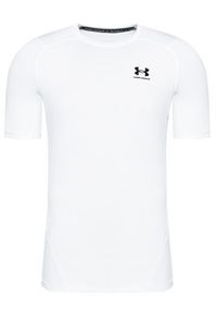 Under Armour Koszulka techniczna Ua HeatGear® Armour 1361518 Biały Compression Fit. Kolor: biały. Materiał: syntetyk #3