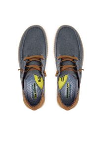 skechers - Skechers Półbuty 210116/NVY Granatowy. Kolor: niebieski. Materiał: materiał #5