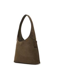 Coach Torebka Brooklyn CW637 Khaki. Kolor: brązowy. Materiał: skórzane, zamszowe #4