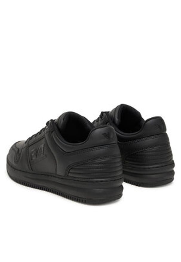 EA7 Emporio Armani Sneakersy 7X000345 AF11988 MC043 Czarny. Kolor: czarny. Materiał: skóra