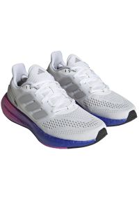 Adidas - Buty do biegania adidas Pure Boost 22 W HQ8576 białe. Kolor: biały. Materiał: materiał, syntetyk, guma. Szerokość cholewki: normalna #5