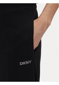 DKNY Sport Spodnie dresowe DP5P3624 Czarny Regular Fit. Kolor: czarny. Materiał: bawełna #4