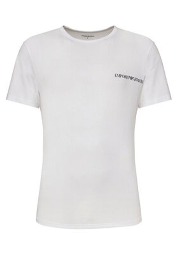Emporio Armani Underwear Komplet 2 t-shirtów EM000391 AF10779 M0082 Biały Regular Fit. Kolor: biały. Materiał: bawełna