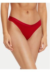 Calvin Klein Underwear Komplet 5 par stringów Thong 5pk 000QD5247E Kolorowy. Materiał: bawełna. Wzór: kolorowy #14