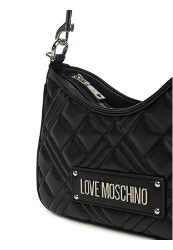 Love Moschino - LOVE MOSCHINO Torebka JC4152PP0NLA000B Czarny. Kolor: czarny. Materiał: skórzane