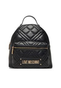 Love Moschino - LOVE MOSCHINO Plecak JC4148PP1NLA0000 Czarny. Kolor: czarny. Materiał: skóra