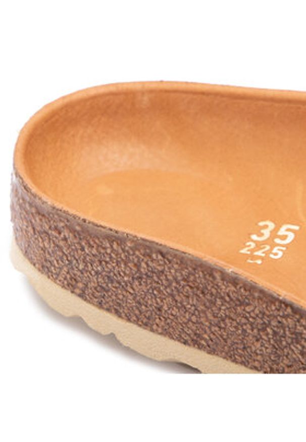 Birkenstock Klapki Madrid Big Buckle 1006525 Brązowy. Kolor: brązowy. Materiał: nubuk, skóra