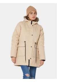 Noisy may - Noisy May Parka Molly 27019265 Beżowy Regular Fit. Kolor: beżowy. Materiał: syntetyk #1