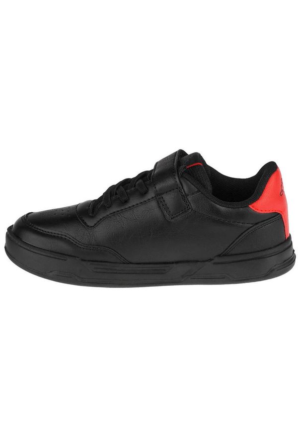 Buty do chodzenia chłopięce, Kappa Yarrow K. Zapięcie: rzepy. Kolor: czarny. Materiał: syntetyk, tkanina, materiał. Szerokość cholewki: normalna. Sport: turystyka piesza