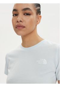 The North Face T-Shirt Redbox NF0A87NM Błękitny Regular Fit. Kolor: niebieski. Materiał: bawełna #5