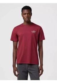 Wrangler - MĘSKA KOSZULKA WRANGLER GRAPHIC TEE RUBY WINE 112371485 #1