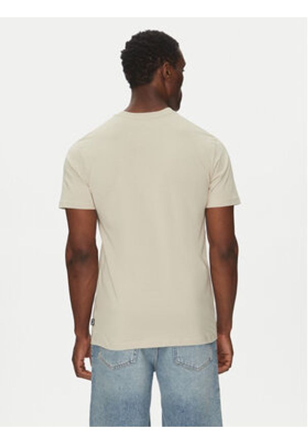 Billabong T-Shirt EBYZT00175 Beżowy Regular Fit. Kolor: beżowy. Materiał: bawełna