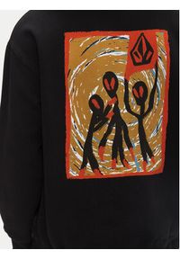 Volcom Bluza Gonyvaders A4112508 Czarny Loose Fit. Kolor: czarny. Materiał: bawełna