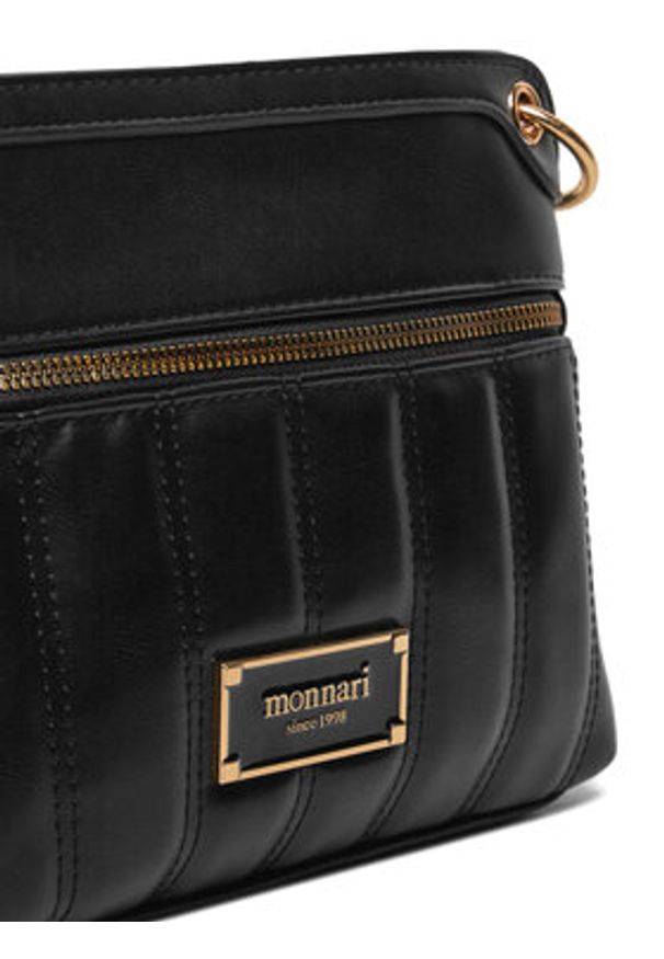Monnari Torebka BAG5610 Czarny. Kolor: czarny. Materiał: skórzane