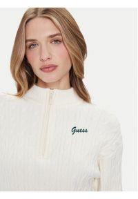 Guess Kardigan V5BR02 Z0572 Beżowy Regular Fit. Kolor: beżowy. Materiał: syntetyk #5