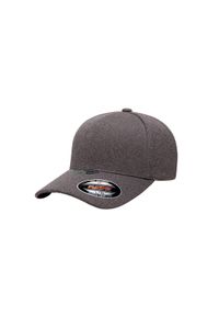 FLEXFIT - Czapka Flexfit Unipanel Melange. Kolor: szary. Styl: sportowy #1
