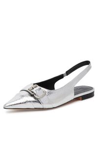 Badura Baleriny HIBISCUS-LT593-911 Srebrny. Kolor: srebrny. Materiał: skóra #7