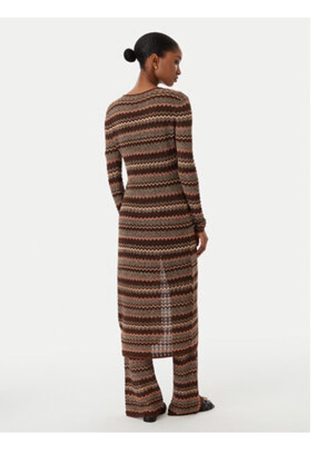 Marciano Guess Kardigan G6GR14 Z0641 Brązowy Relaxed Fit. Kolor: brązowy. Materiał: wiskoza