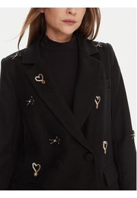 LOLA CASADEMUNT Marynarka LF2502014 Czarny Regular Fit. Kolor: czarny. Materiał: syntetyk #2