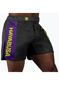 HAYABUSA - Spodenki treningowe męskie Hayabusa Icon Mid-Thigh MMA. Kolor: czarny