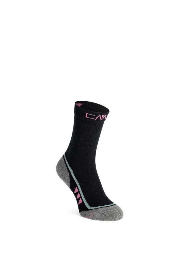 Skarpety damskie CMP Trekking Sock SuperSoft 50 Mid. Kolor: czarny. Sport: turystyka piesza