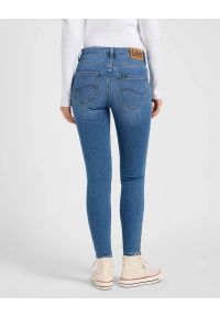 Lee - DAMSKIE SPODNIE LEE SCARLETT HIGH ZIP BLUE BUZZ 112370946 #4