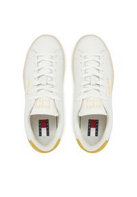 Tommy Jeans Sneakersy Tjw Cupsole Sneaker EN0EN02508 Biały. Kolor: biały. Materiał: skóra